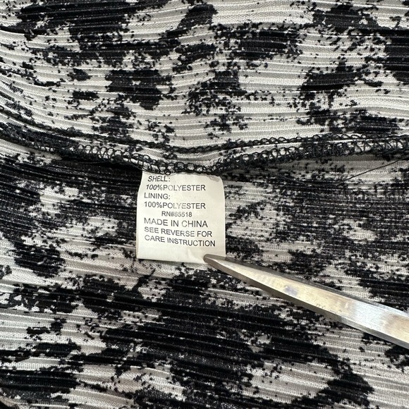 NWT Patra Sequin Embellished Chiffon Jacket Tank 2 PC Set Black Evening Petite L - Picture 10 of 16